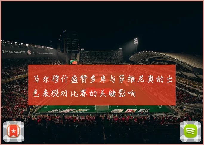 马尔穆什盛赞多库与萨维尼奥的出色表现对比赛的关键影响